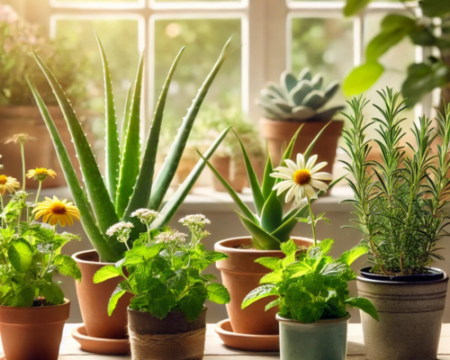 plantas cultivas próximo a janela